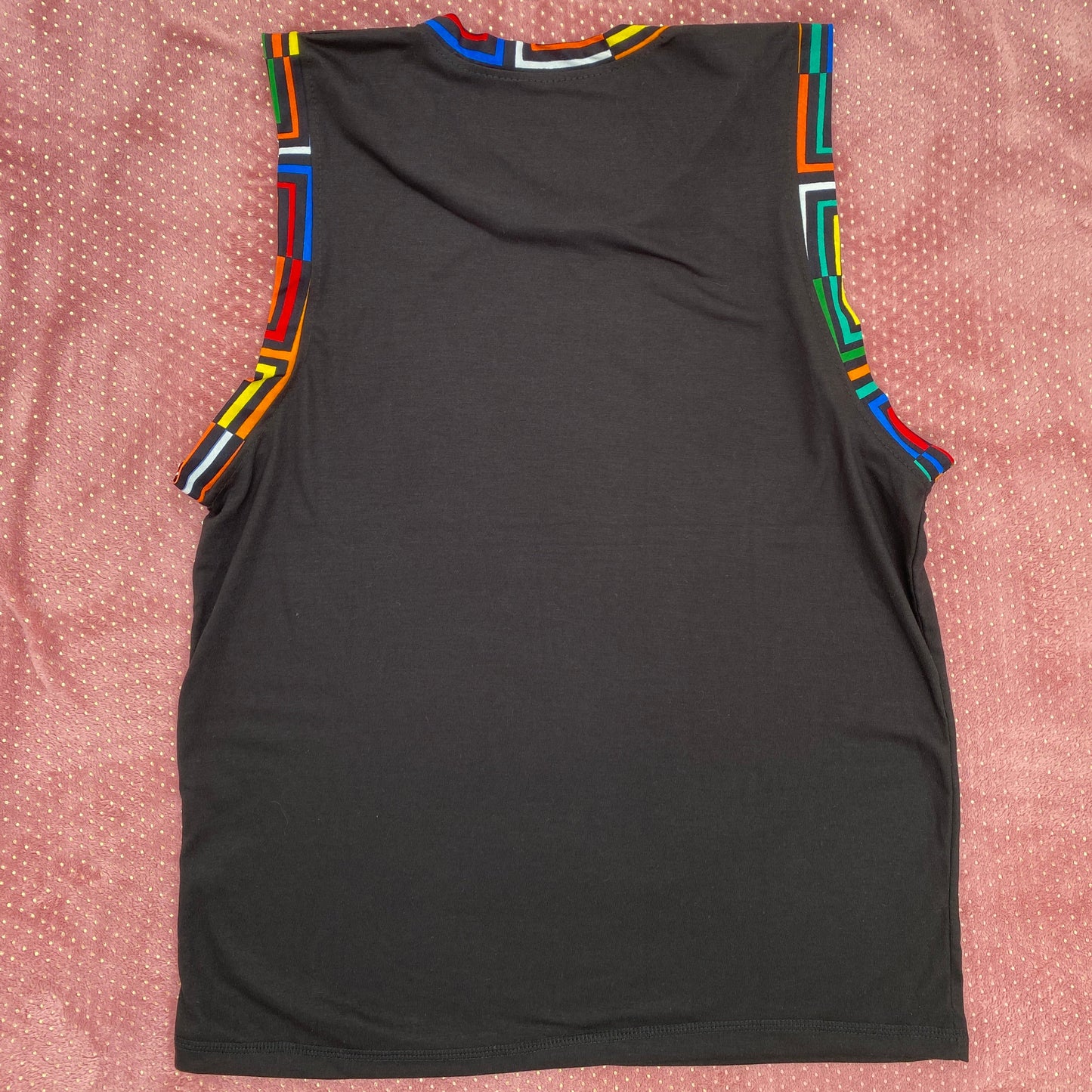 Musculosa Kat-Ankara impresión-Estilo Africano Único