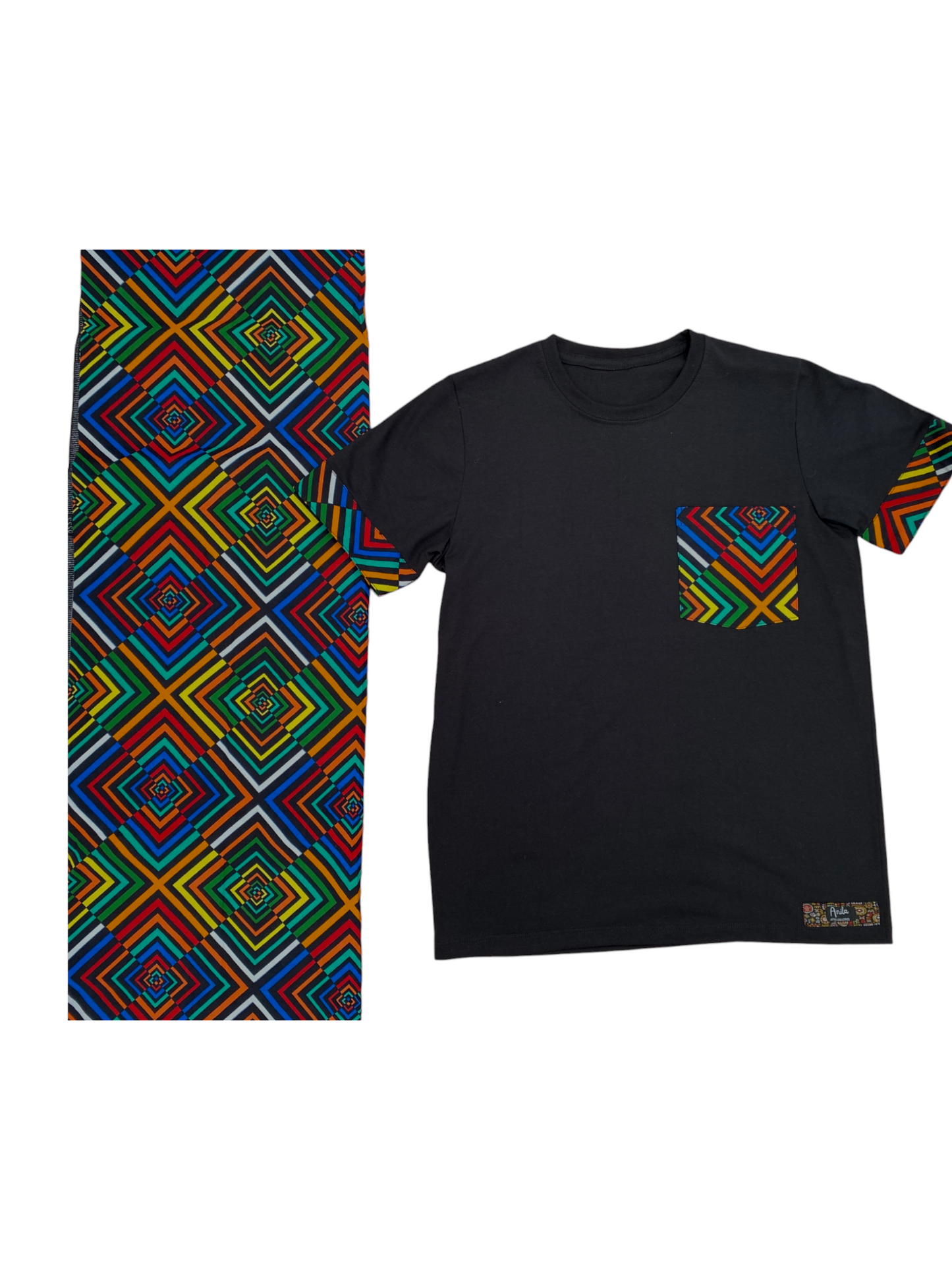 Camiseta Kat-Ankara impresión-Estilo Africano Único