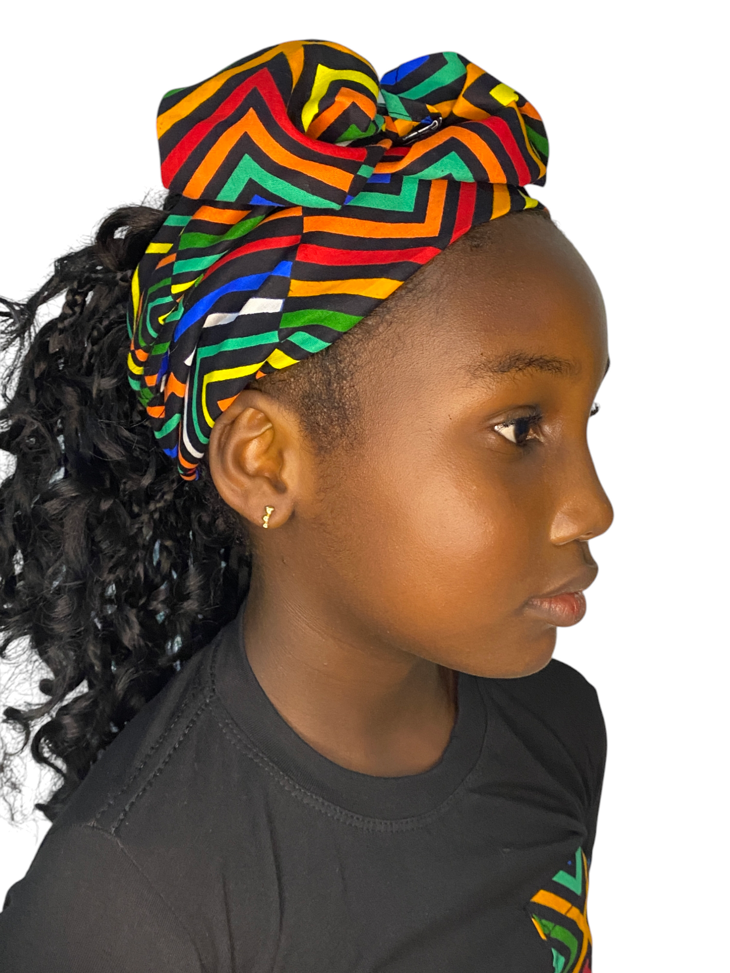 Turbante Kat-Ankara impresión-Estilo Africano Único