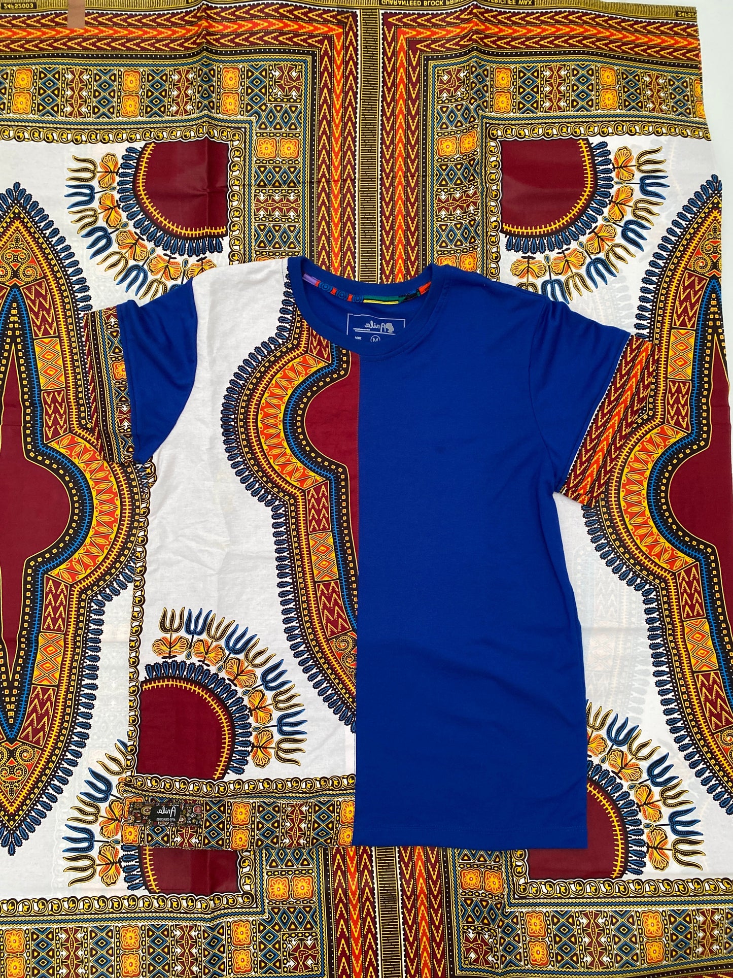 Camiseta DASHIKI-Ankara - Estilo Africano Único