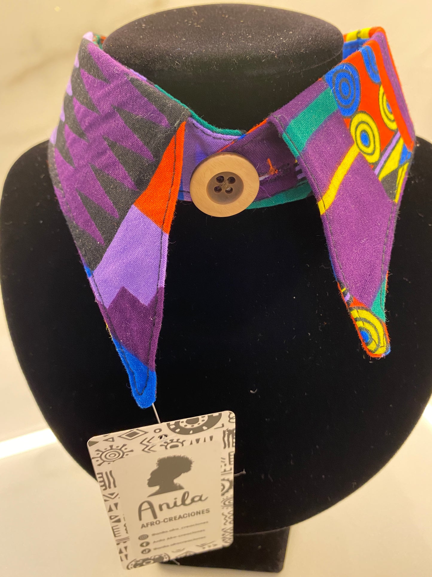 Cuello collar desmontable Jan Ankara Kente