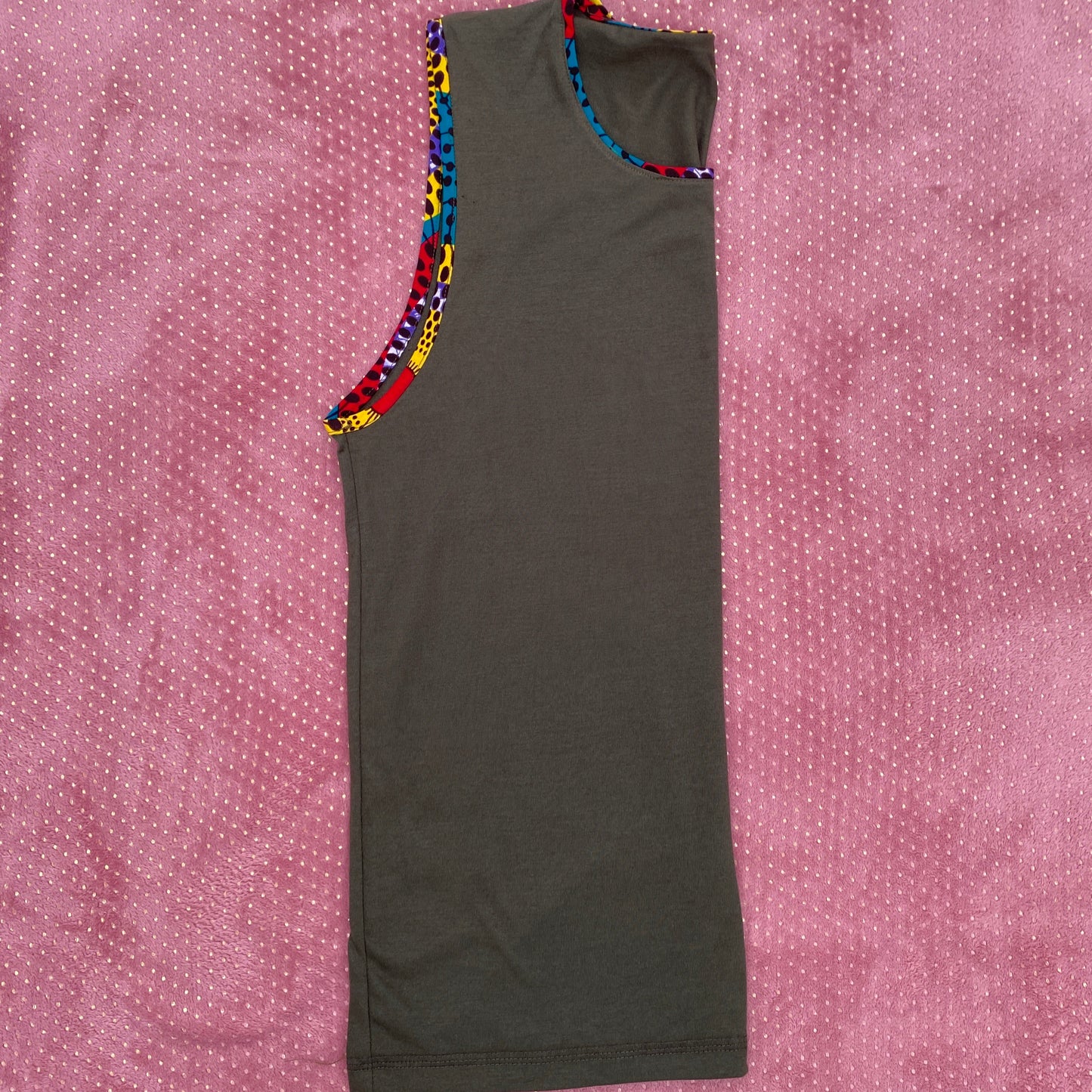 Musculosa Caya-Ankara impresión-Estilo Africano Único