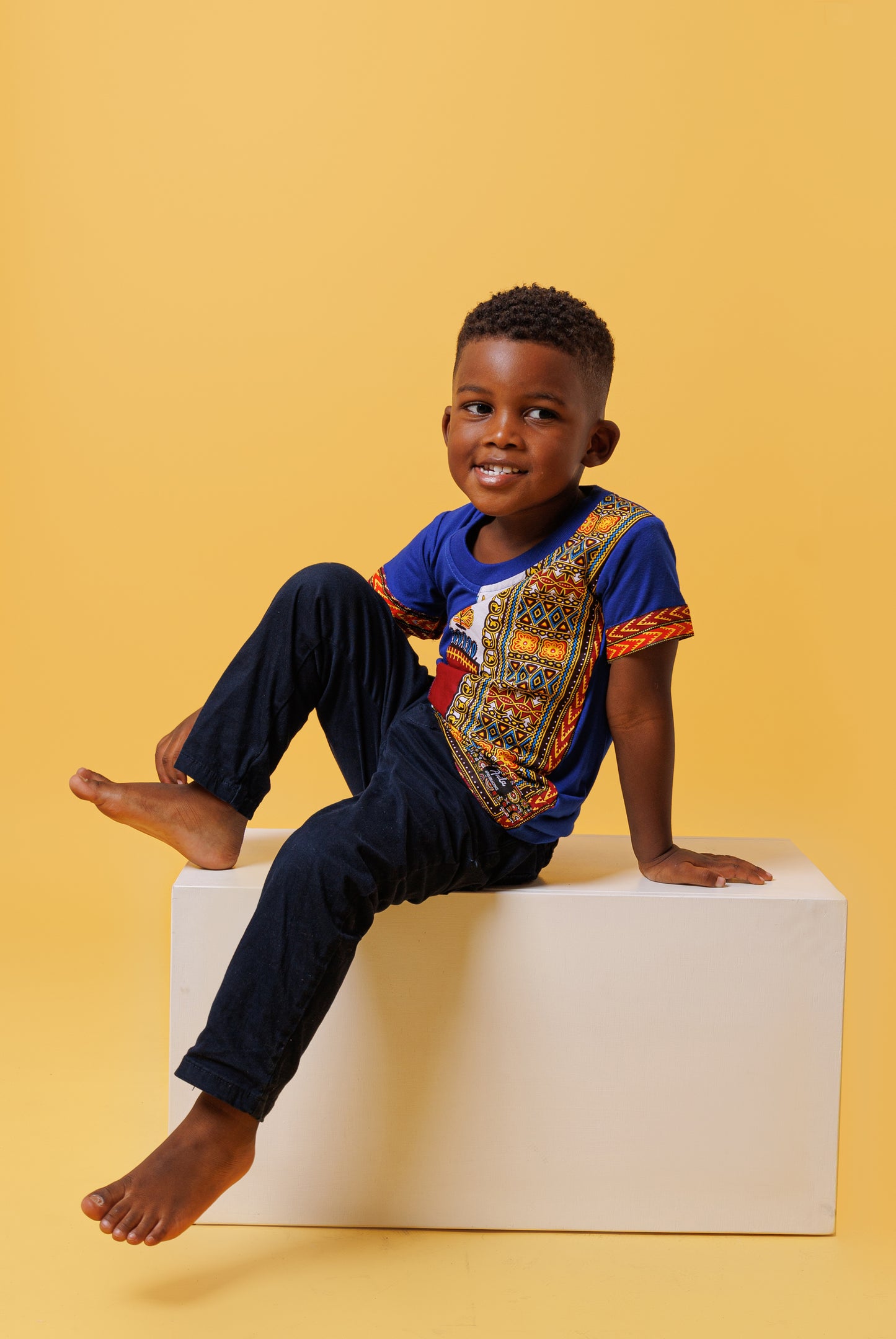 Camiseta DASHIKI-Ankara - Estilo Africano Único
