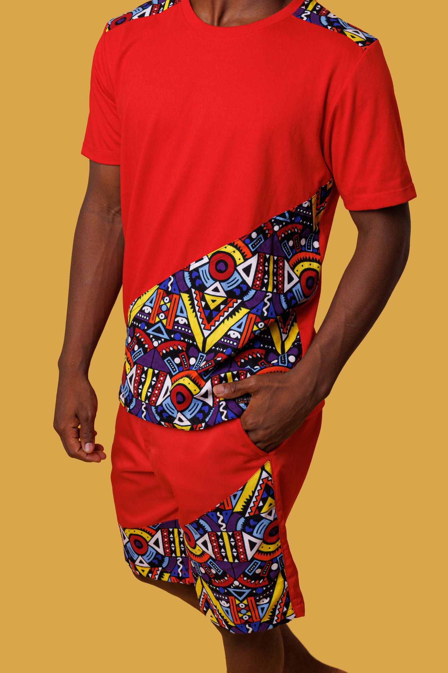 Bermuda Kat-Ankara impresión-Estilo Africano Único