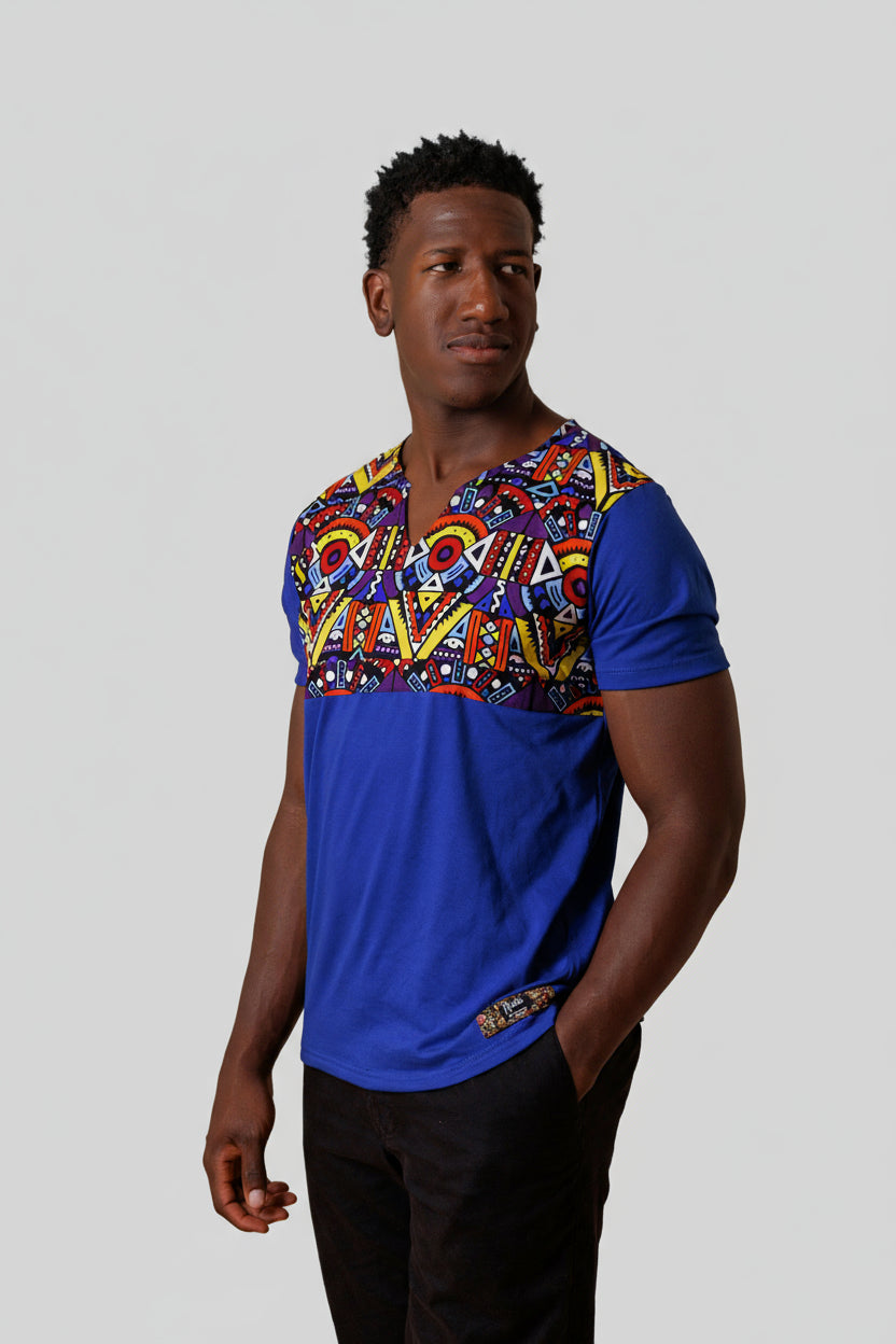 Camiseta Jane-Ankara Kente - Estilo Africano Único