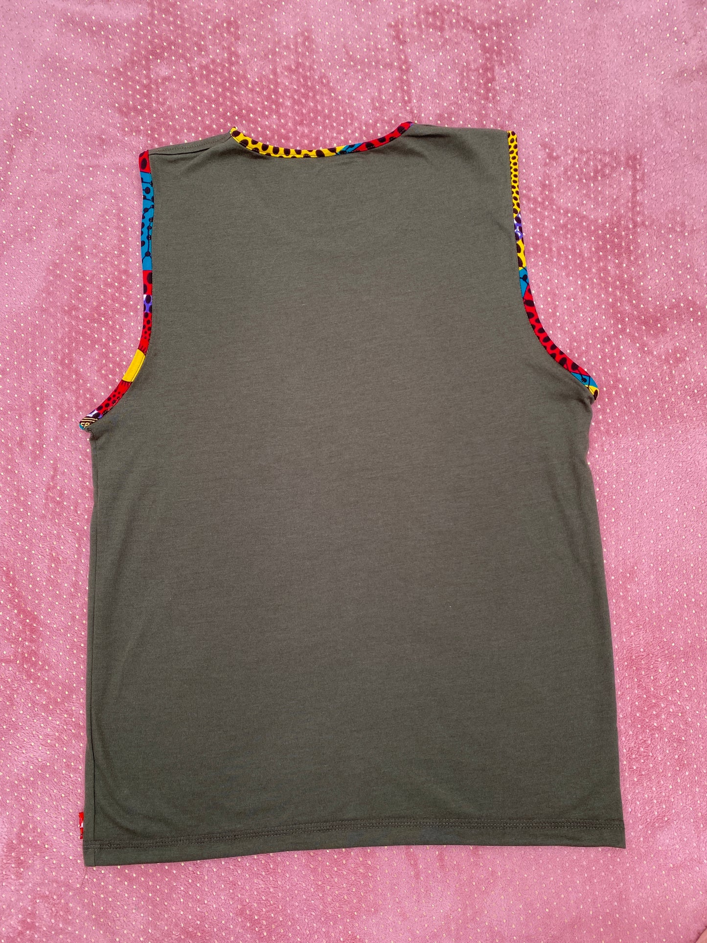 Musculosa Caya-Ankara impresión-Estilo Africano Único