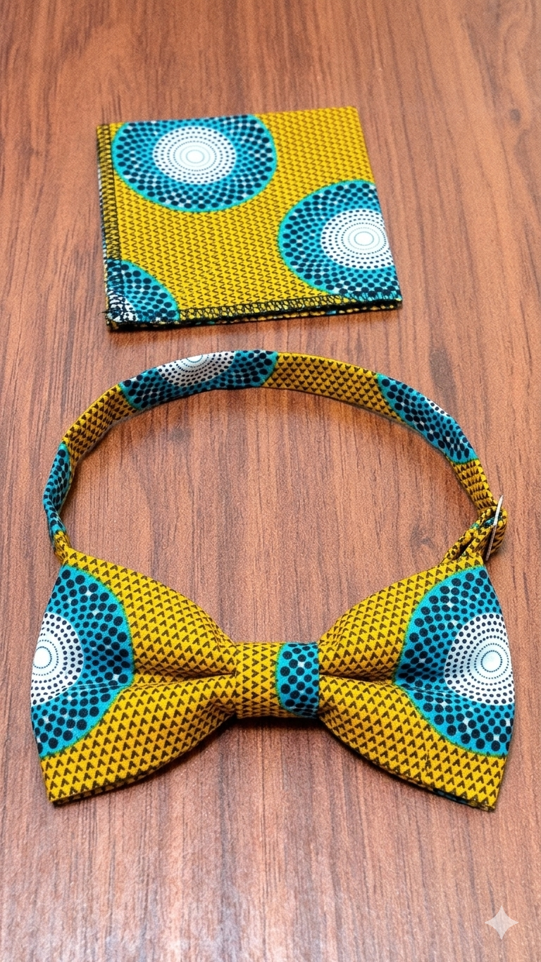 Set Corbatín mas pañuelo Azala