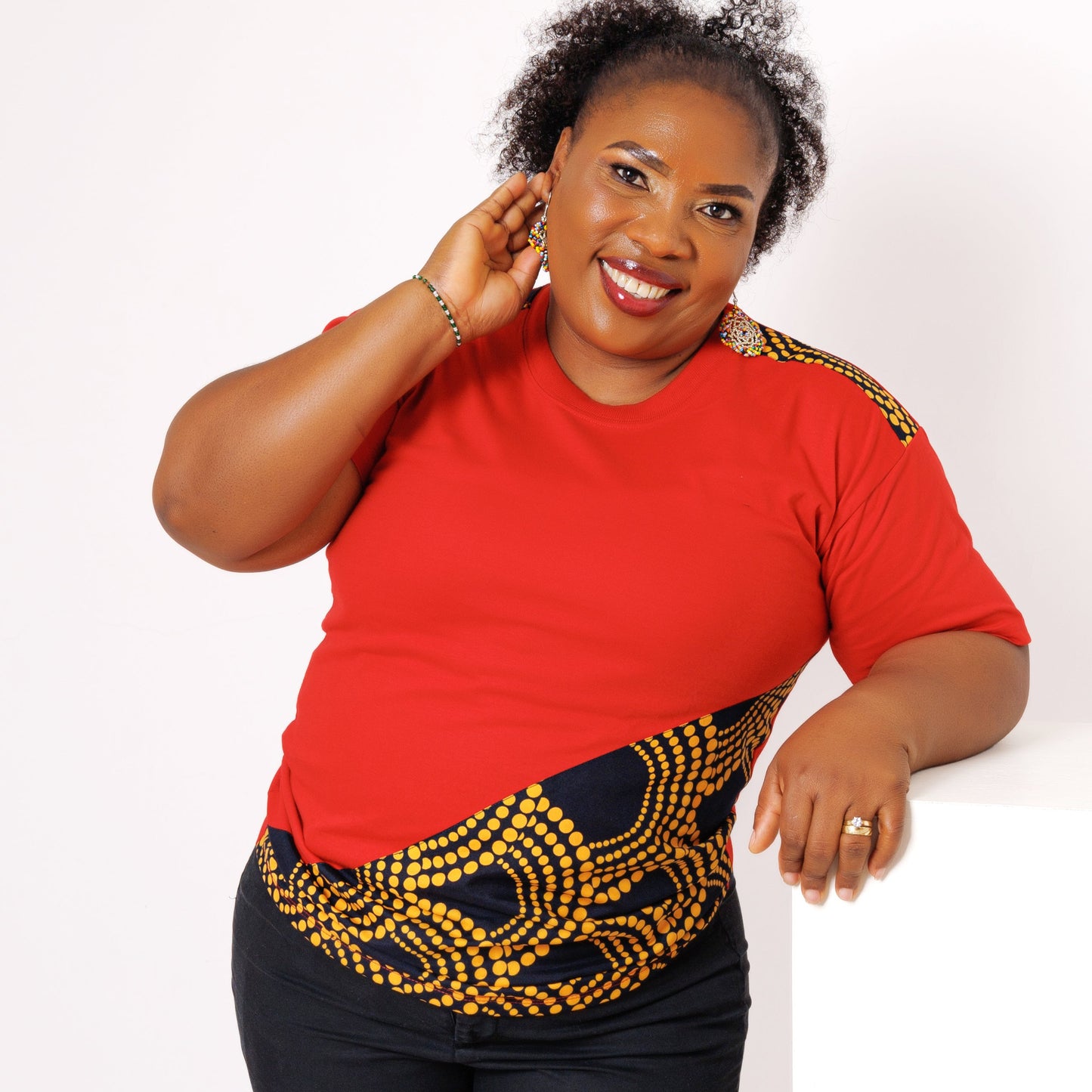 Camiseta Kathe 3 -Ankara - Estilo Africano Único
