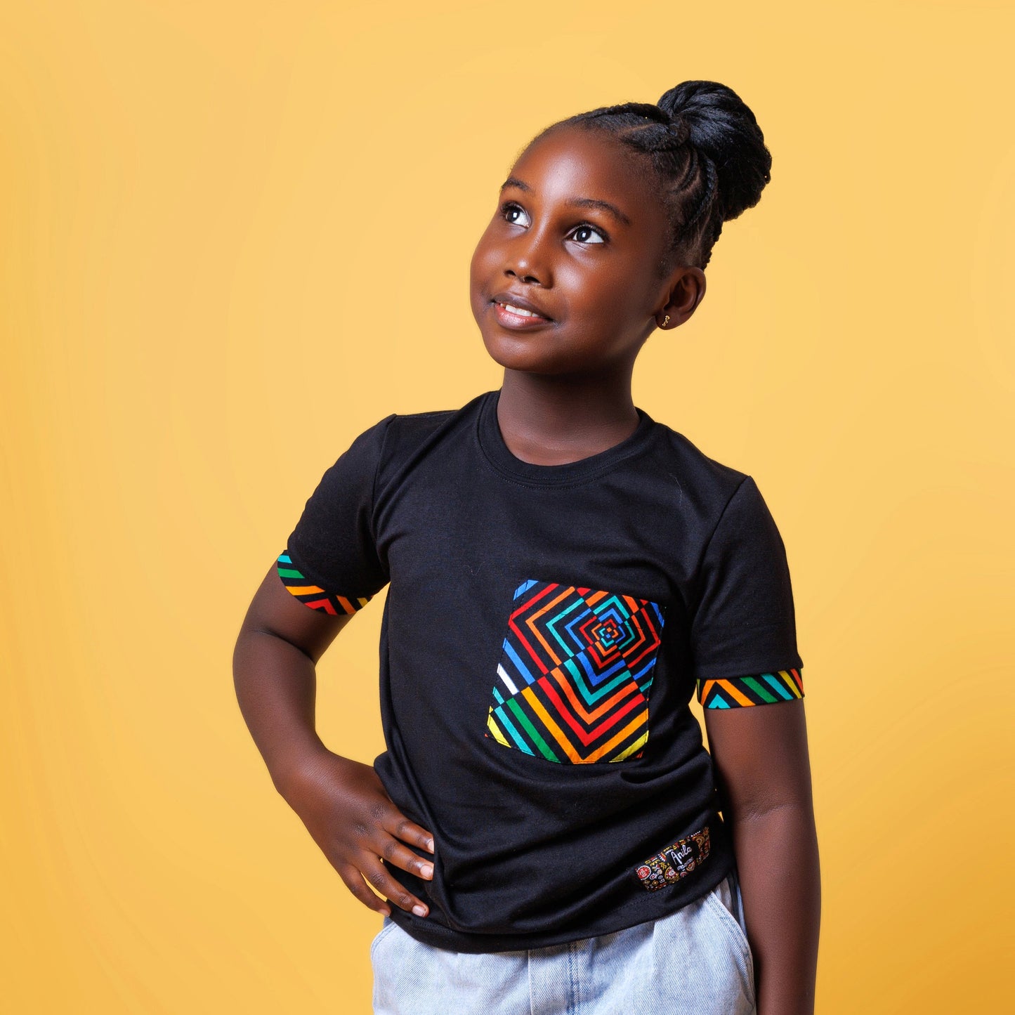 Camiseta Kat-Ankara impresión-Estilo Africano Único
