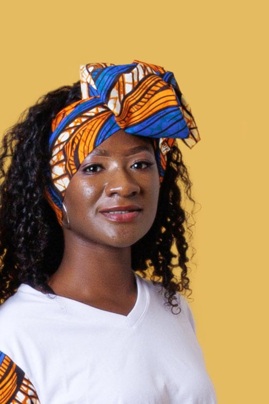 Turbante Gar tribal -Ankara - Estilo Africano Único