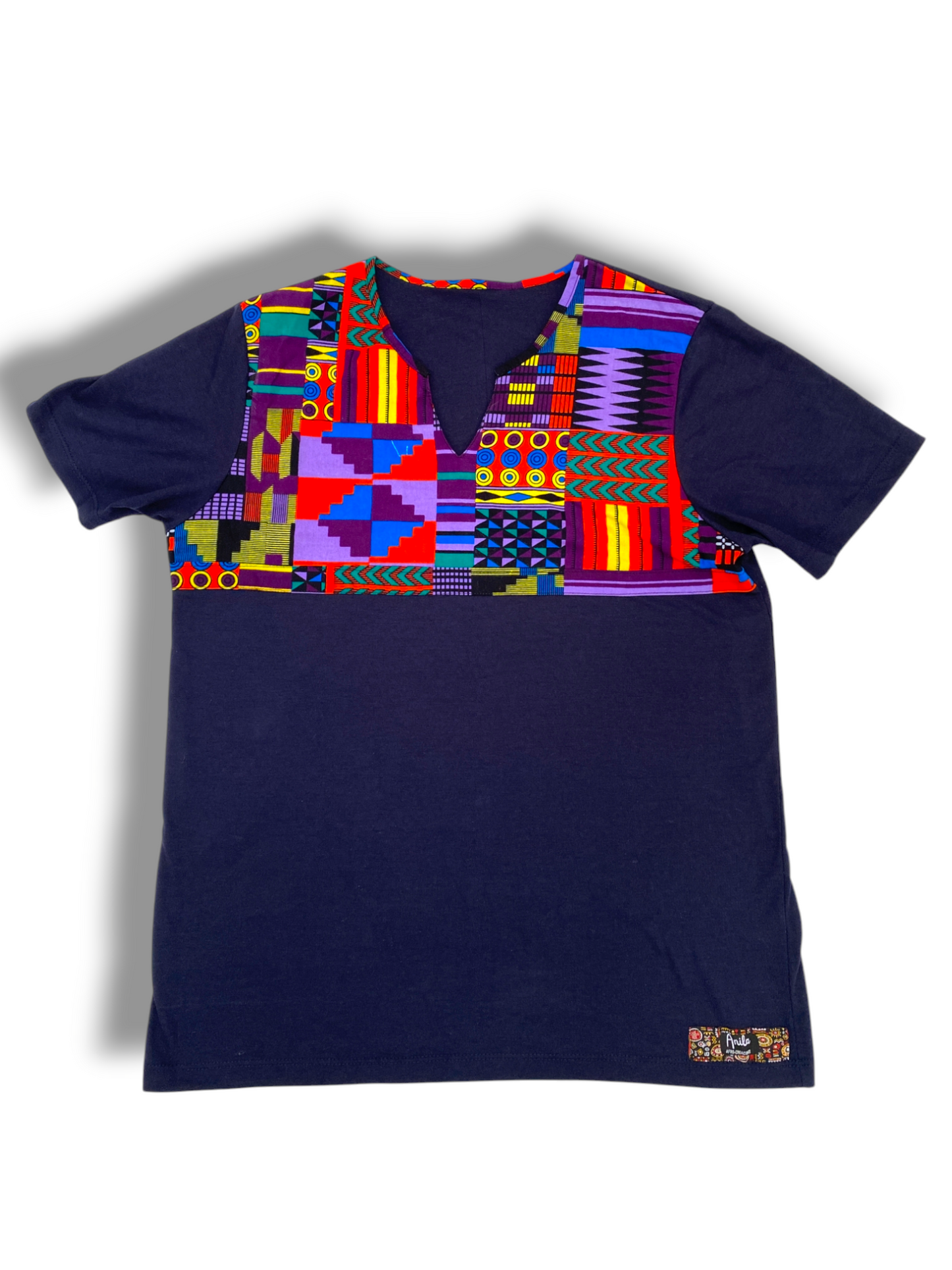 Camiseta Jan-Ankara Kente - Estilo Africano Único