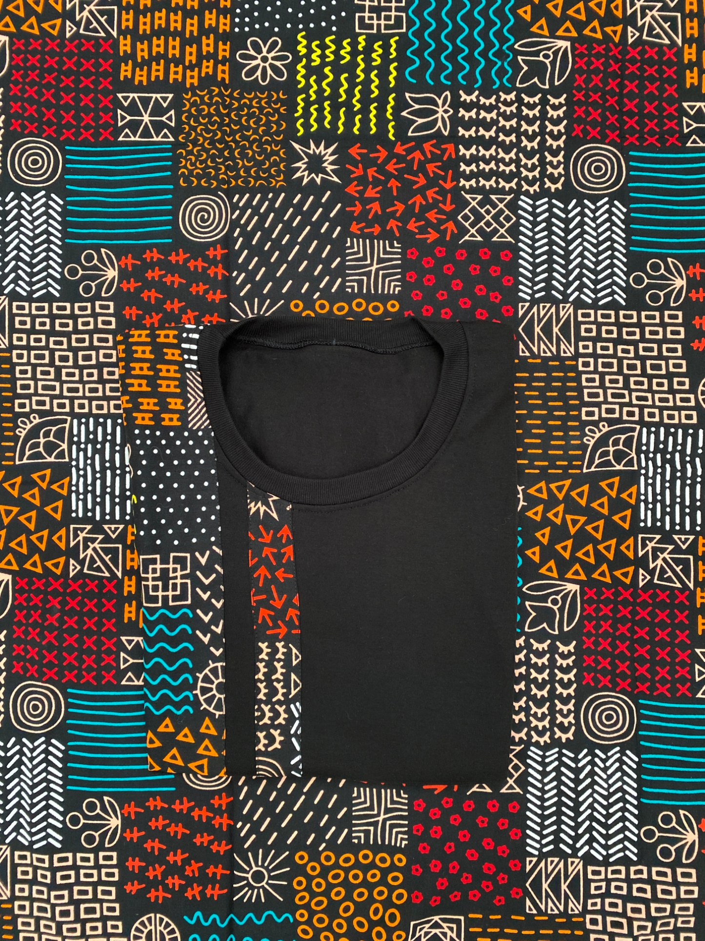 Camiseta Fab-Ankara - Estilo Africano Exclusivo y Moderno