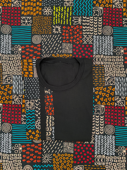 Camiseta Fab-Ankara - Estilo Africano Exclusivo y Moderno