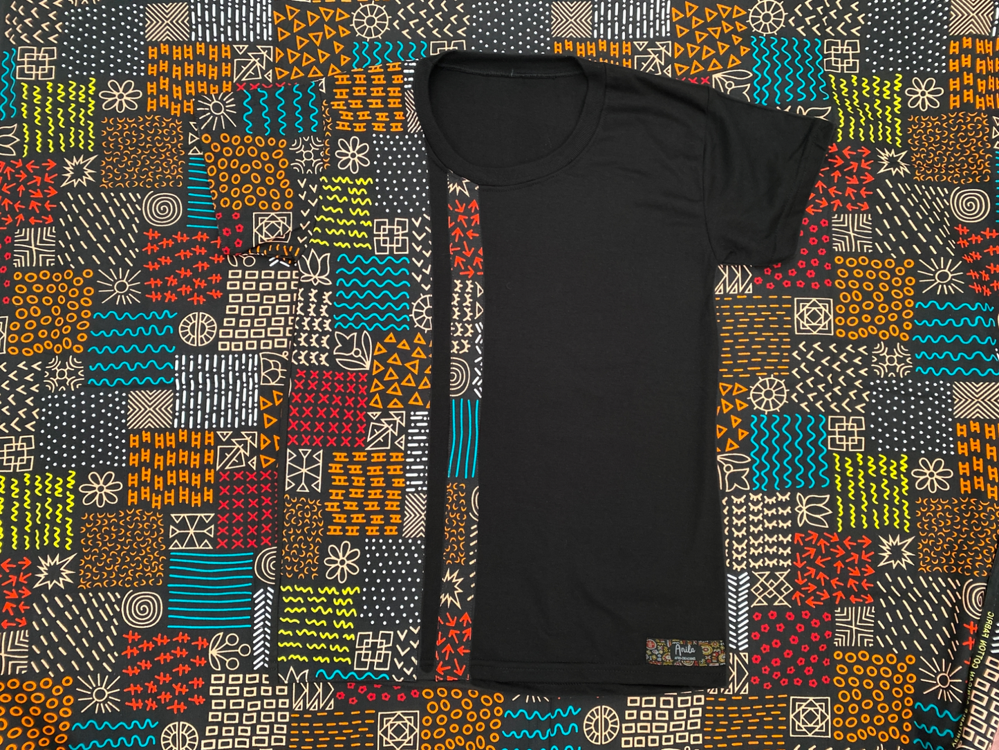 Camiseta Fab-Ankara - Estilo Africano Exclusivo y Moderno