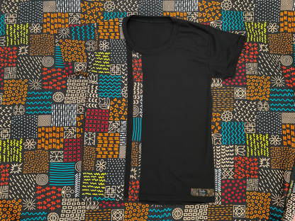 Camiseta Fab-Ankara - Estilo Africano Exclusivo y Moderno