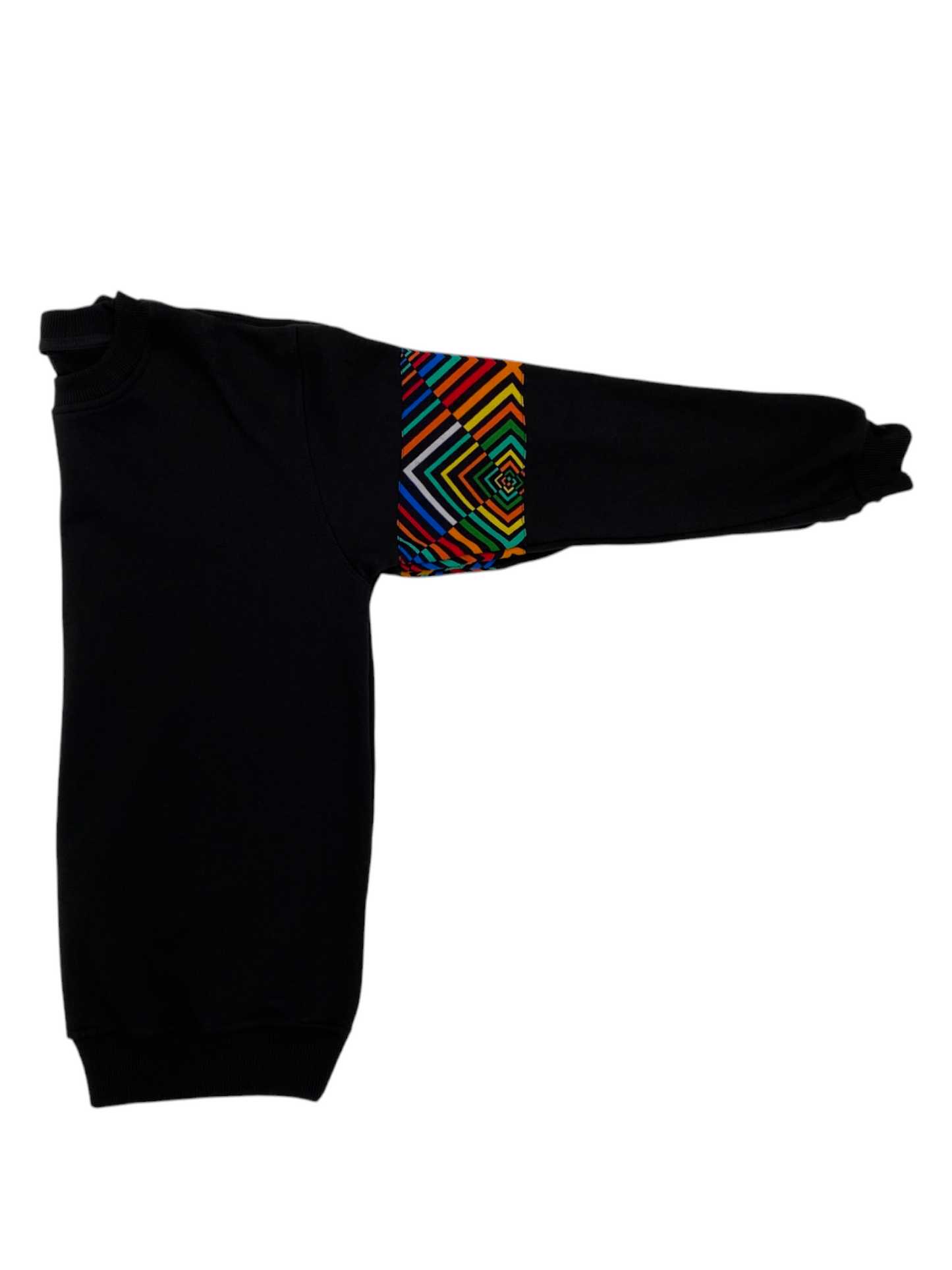 Sweater Kat-Ankara con Impresión de Estilo Africano Único