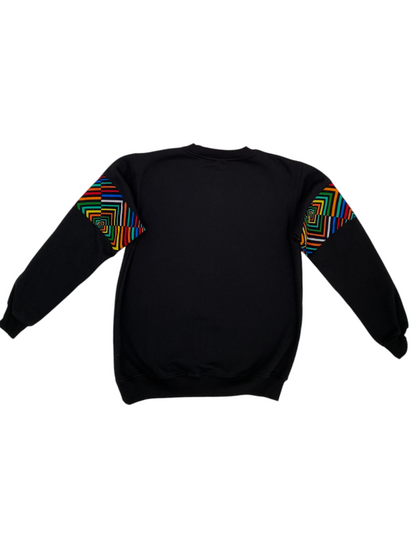 Sweater Kat-Ankara con Impresión de Estilo Africano Único