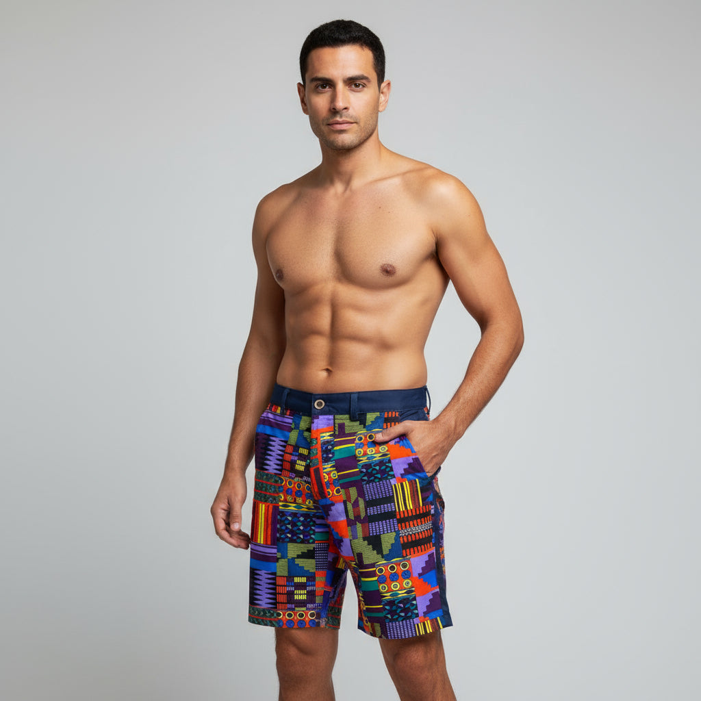 Bermuda Jan-Ankara Kente - Estilo Africano Único