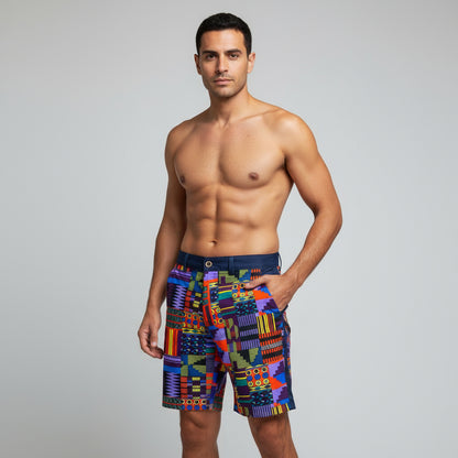 Bermuda Jan-Ankara Kente - Estilo Africano Único