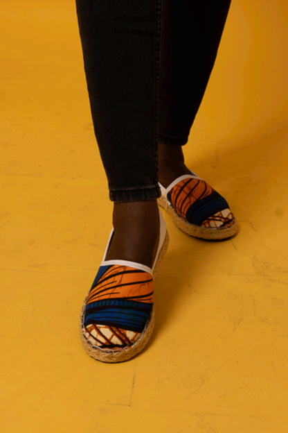Alpargatas Letty 1 -Ankara - Estilo Africano Único