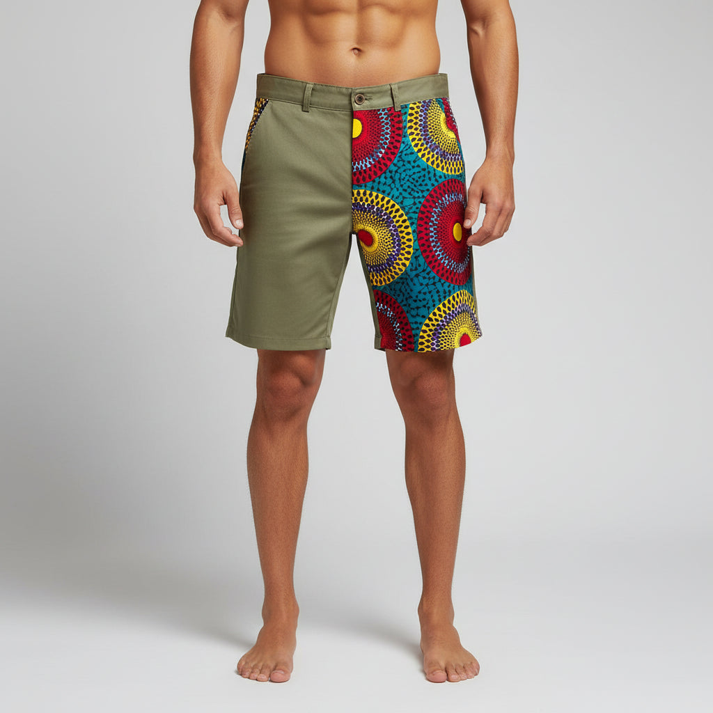 Bermuda Caya-Ankara impresión-Estilo Africano Único