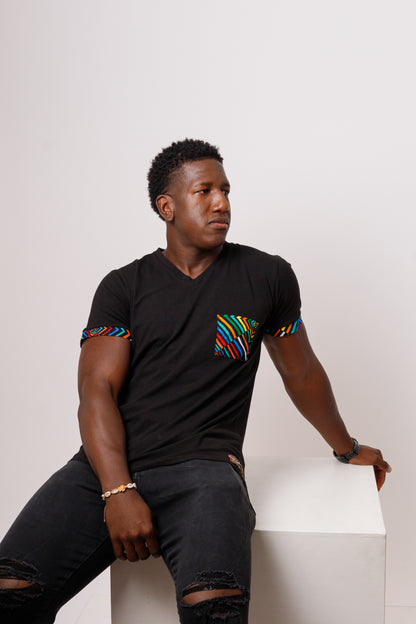 Camiseta Kat-Ankara impresión-Estilo Africano Único