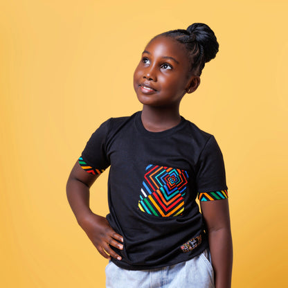 Camiseta Kat-Ankara impresión-Estilo Africano Único