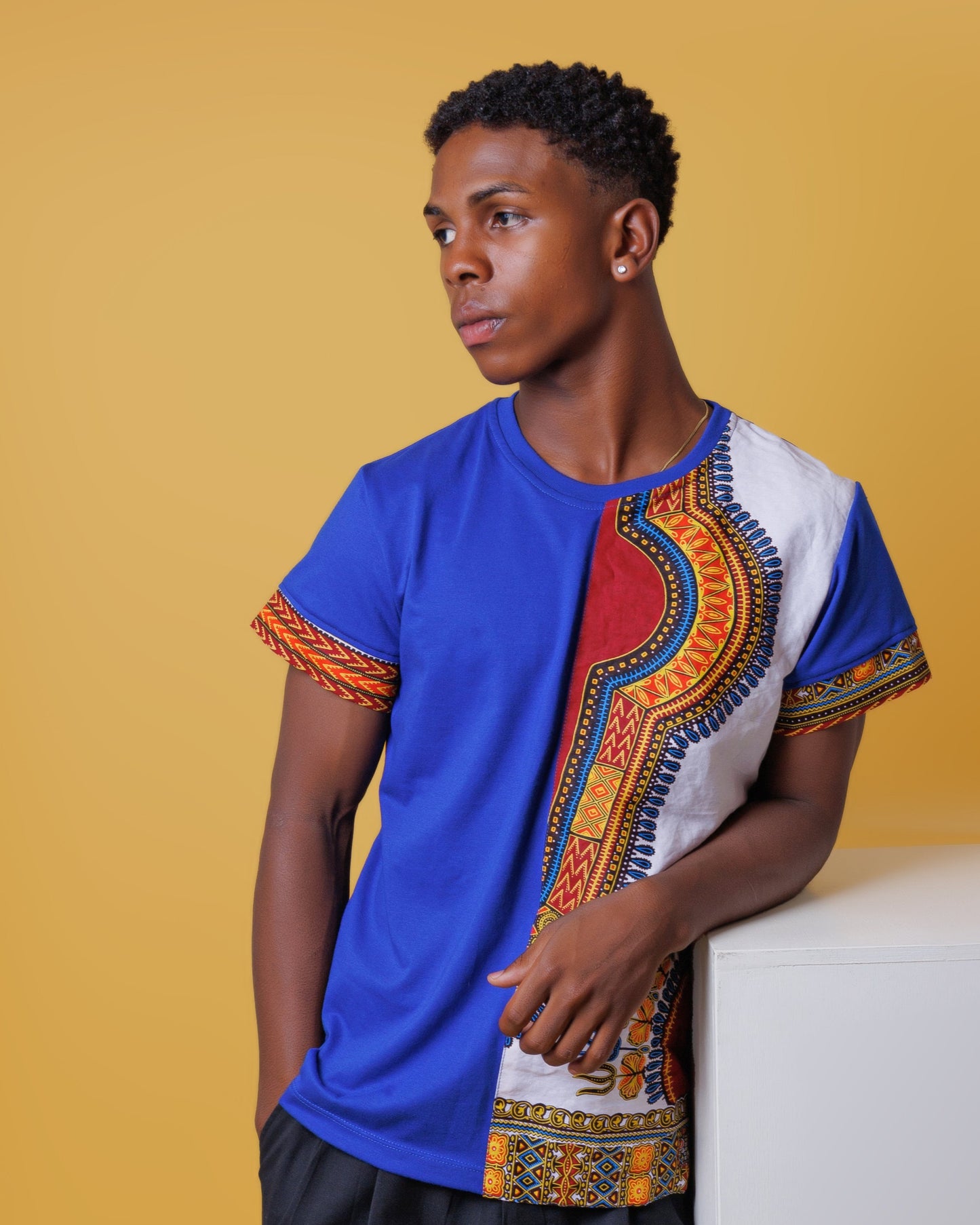 Camiseta DASHIKI-Ankara - Estilo Africano Único
