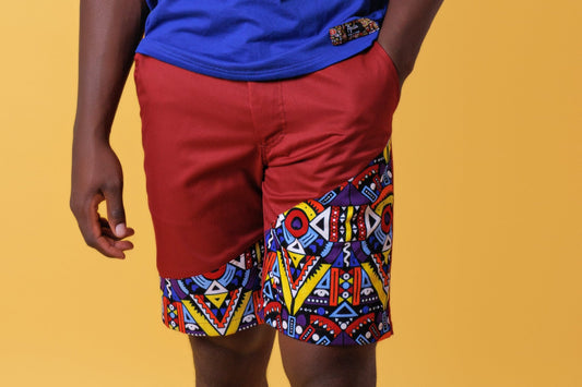 Bermuda Kat 1-Ankara impresión-Estilo Africano Único