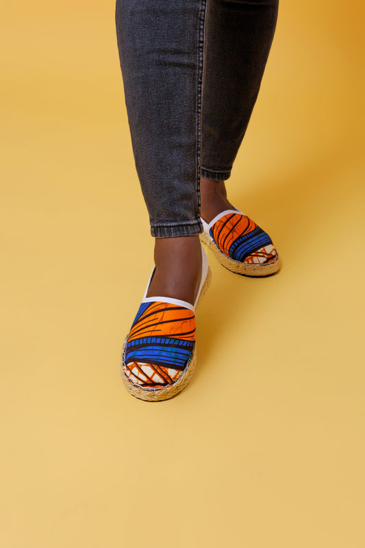 Alpargatas Letty 1 -Ankara - Estilo Africano Único