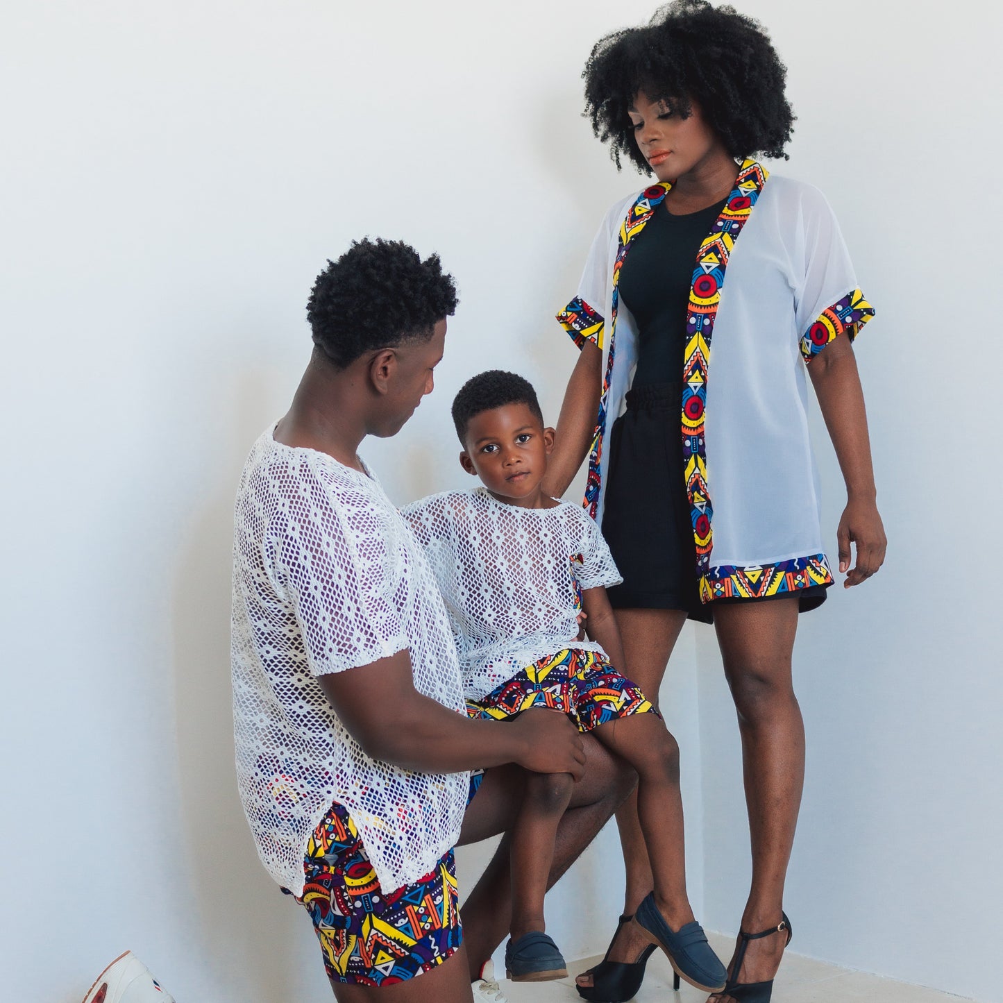 Conjunto Camiseta  Ter Ankara + Shorts- Estilo Africano Único