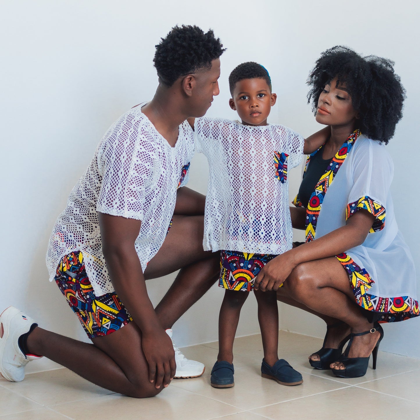 Conjunto Camiseta  Ter Ankara + Shorts- Estilo Africano Único