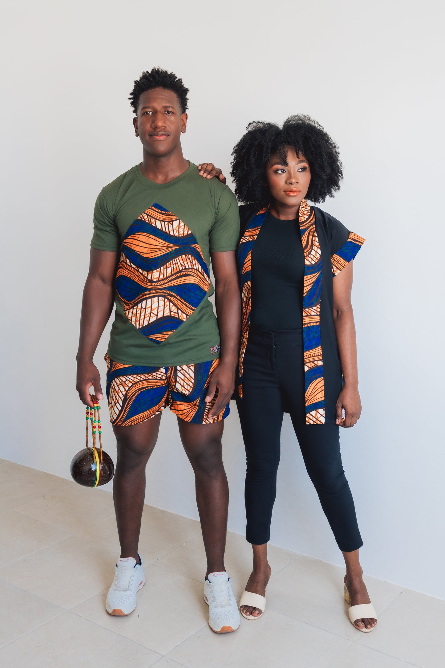 Conjunto Camiseta  Inc + Shorts - Estilo Africano