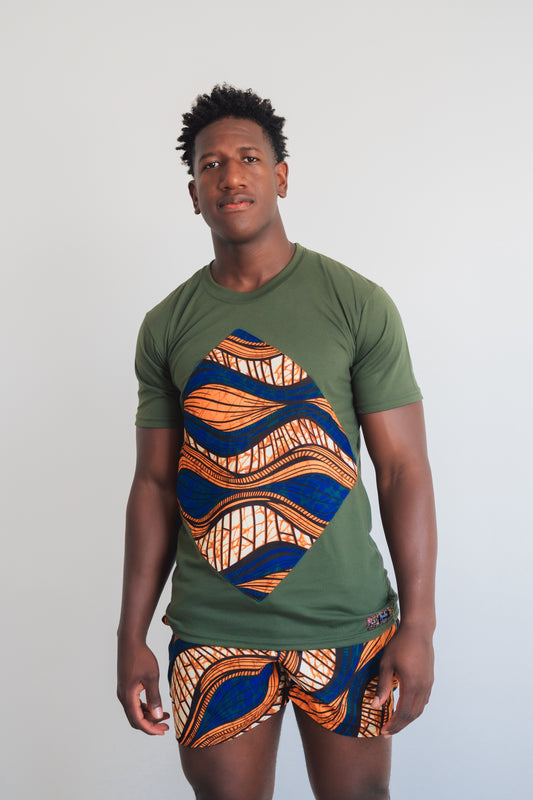 Conjunto Camiseta  Inc + Shorts - Estilo Africano