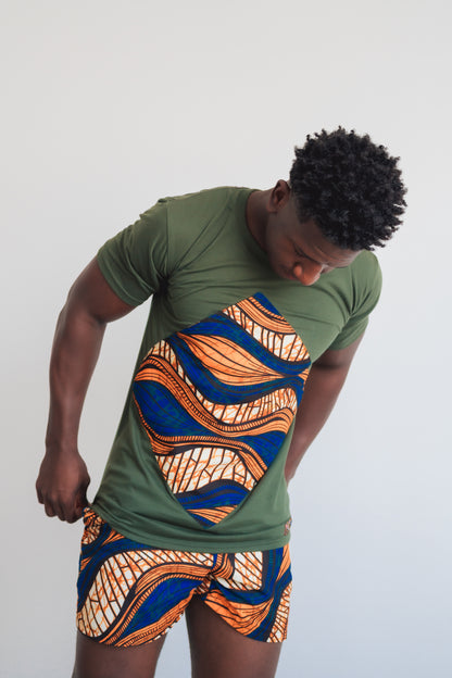 Conjunto Camiseta  Inc + Shorts - Estilo Africano