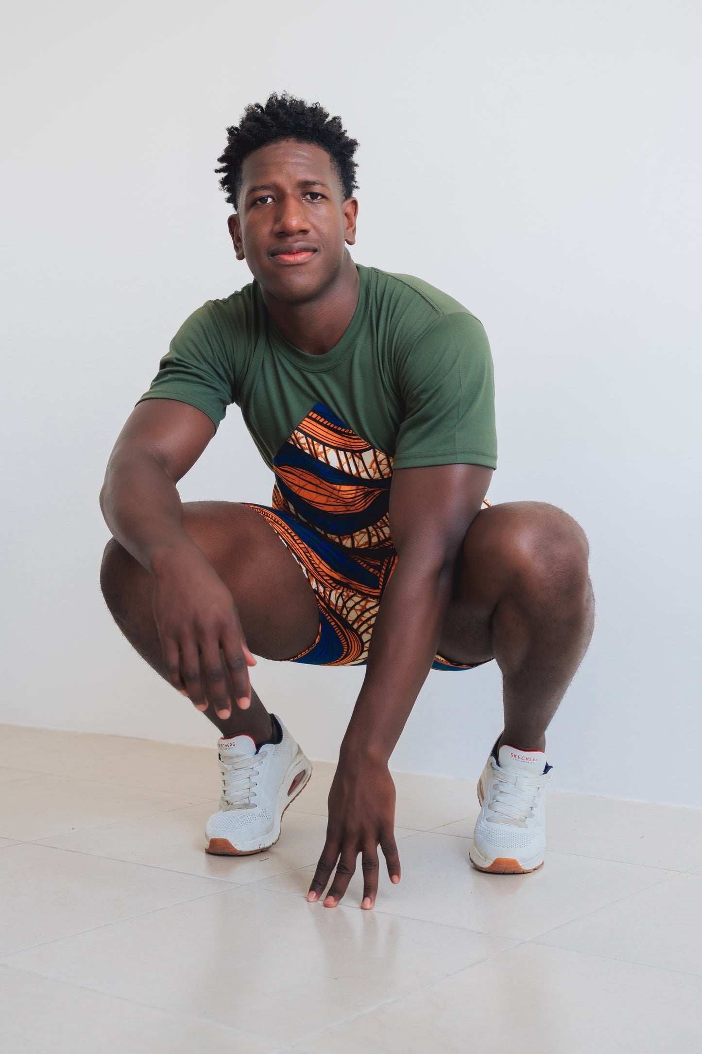 Conjunto Camiseta  Inc + Shorts - Estilo Africano