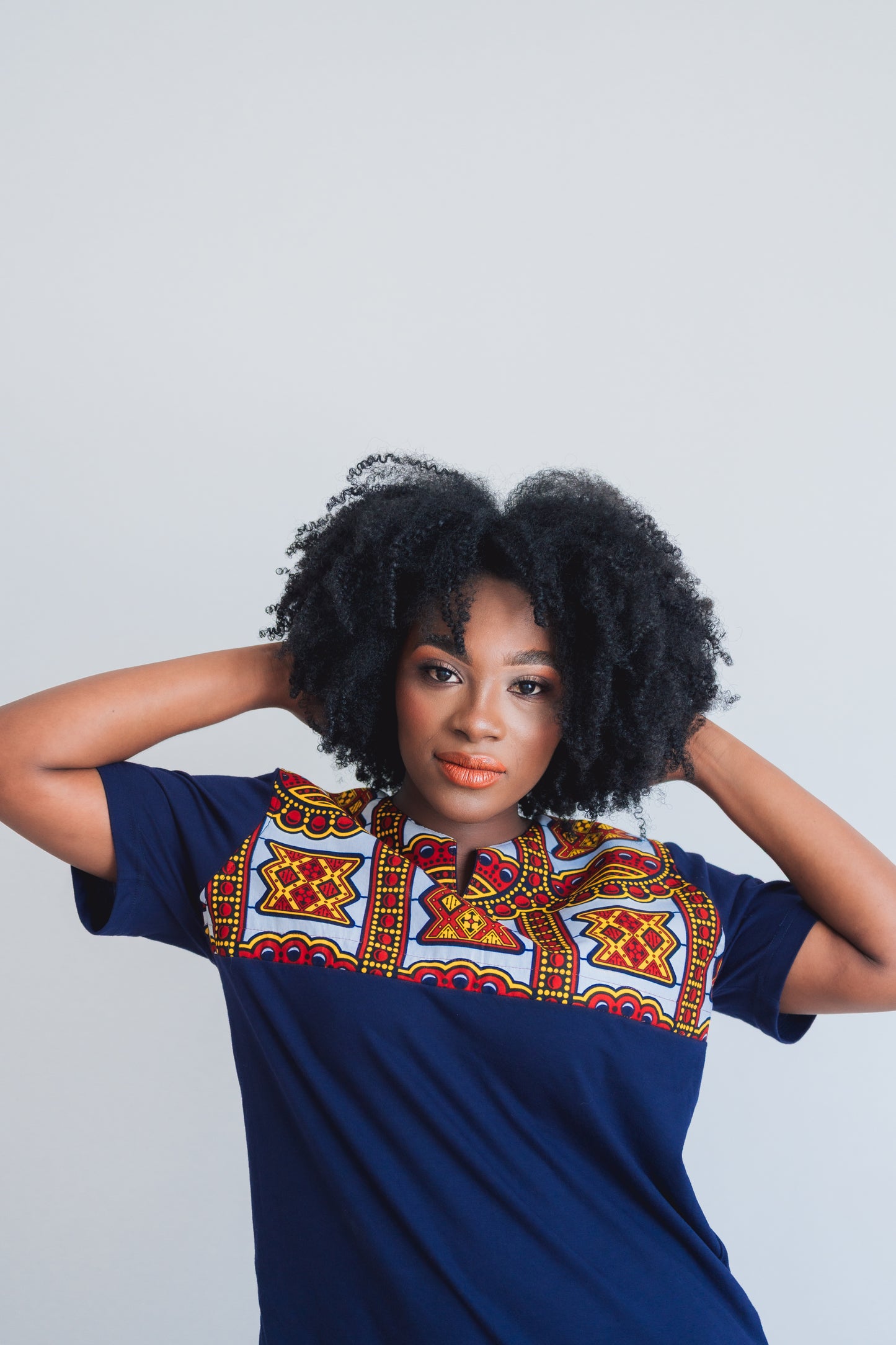 Conjunto Camiseta  kamy Ankara + Shorts - Estilo Africano