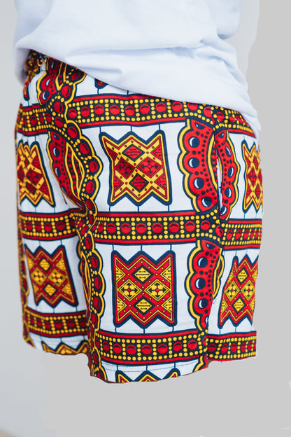 Conjunto Camiseta  kamy Ankara + Shorts - Estilo Africano