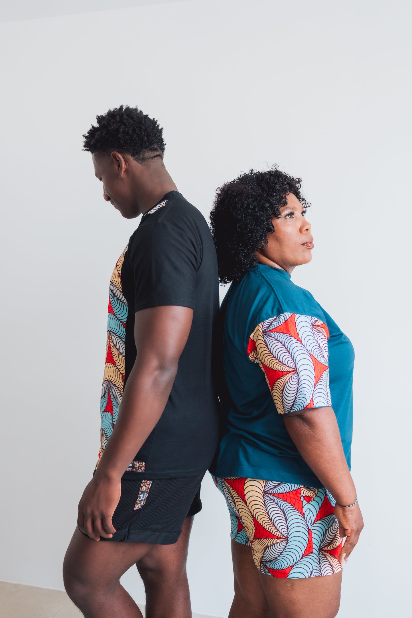 Conjunto Oversize + Shorts Sar-Ankara - Estilo Africano Único