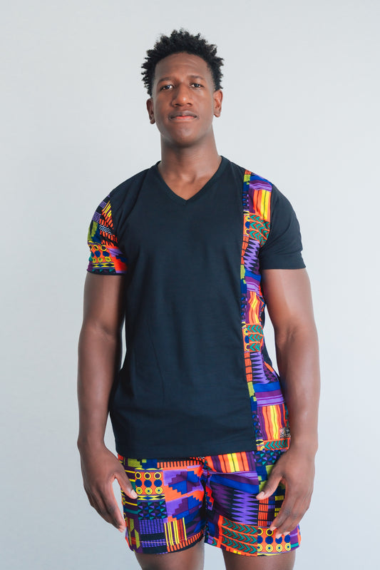 Conjunto Camiseta  Raiz + Shorts - Estilo Africano